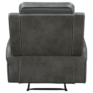 Forrest - Recliner Chair With Tufted Upholstery - Gray