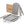 Classic Gray Cedar Wood Lounge Patio Chair Set of 2