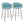 Claire - Contemporary / Glam Counter Stool (Set of 2)