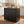 Mobile Kitchen Cart With Storage With 2 Doors, 3 Drawers & Adjustable Shelf - Black / Natural