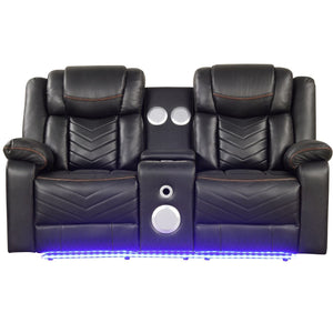 Challenger LED Power Recliner Set