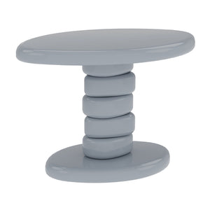 Stacked Cobblestone End Table