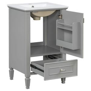 Retro Bathroom Vanity With Sink