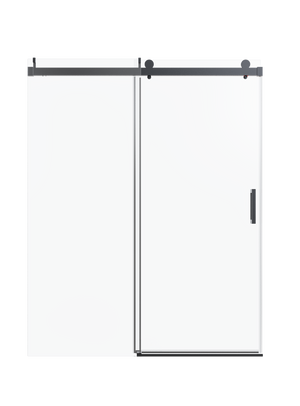 56-60" W x 76" H Frameless Single Sliding Soft-Close Shower Door