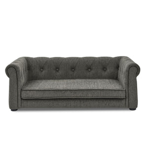 Modern Elegant Rectangle Pet Bed, Durable Elevated Dog Sofa