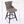 Swivel Velvet Barstools with Button Tufted Decoration - Set of 2 (Wine Red)
