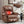 Heat Massage Manual Recliner Chair with Rocker and Swivel