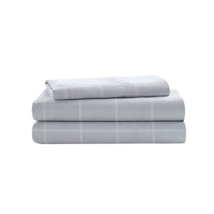 Queen Striped Comforter Set with Bed Sheets