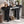 TREXM Rustic Minimalist Console Table with Hidden Drawer, Side Power Outlet