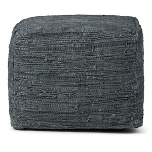 Fredrik - Handcrafted Square Pouf