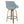 Fabrico - Mid Century Modern Fixed Height Counter Stool And Round Footrest (Set of 2)