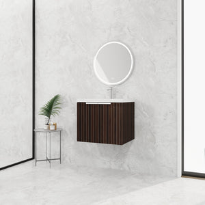 24 Inch Bathroom Cabinet With Resin Sink