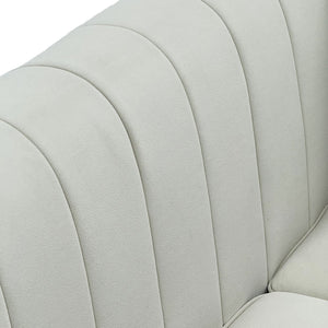 Modern Velvet Upholstered Sofa Set of 2