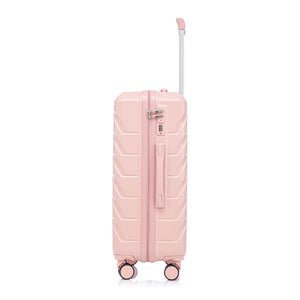 3 Pieces Set 20" / 24" / 28" Spinner Wheel Luggage With Combination Lock