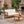 Outdoor Acacia Wood Loveseat & Coffee Table Set with Handwoven Rope, Teak Finish