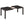 Extendable Dining Table Set With 4 Upholstered Chairs And 1 Bench