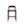 Klismos Wood Upholstered Counter Stool in Camel