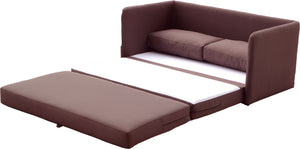 Container Furniture Direct Kathy Collection Modern Contemporary Fabric Upholstered Livingroom Loveseat Sleeper