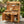 TOPMAX 65''H Large Garden Potting Bench with Lockable Wheels and Storage Cabinet