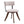 Modern Upholstered Dining Chairs with Curved Back