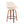 Fabrico - Mid Century Modern Fixed Height Counter Stool And Round Footrest (Set of 2)