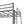 Twin Size House Loft Bed With Slide And Ladder - Black