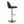 Toriano - Contemporary Adjustable Barstool With Swivel With Rounded T Footrest (Set of 2)
