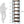 Extra Tall 7 Tier Narrow Corner Bookshelf Storage Display Rack For Living Room - Rustic Brown