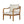 Acacia Wood Patio Furniture Club Chair Set of 2