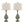 Cipolla Poly 2-Piece Farmhouse Polyresin Table Lamp Set