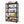 Heavy Duty 5 Tier Adjustable Metal Mesh Storage Rack With 2000 Lbs Capacity - Brushed Nickel