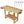 55-Inch Wood Workbench with Bar Clamps
