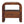 Solid Wood Darcy Nightstand, 1 Drawer and Open Shelf, Chestnut