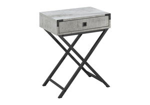 Accent Side Table with Storage Drawer