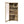 Basia Rubber Wood Cat Cabinet with Wheels