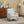 Modern Accent Chair with Retro Wood Legs and Floral Design