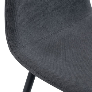 Modern Bar Chair Rounded Backrest (Set of 2)