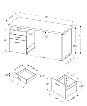Computer Desk for Home Office with Storage Drawers