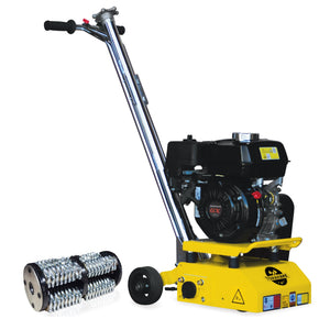 8” Gas Concrete Scarifier Planer Grinder with 5.5 HP Honda Engine & Drum - TRAPSKI