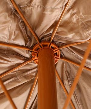 8' Thatched Patio Tiki Umbrella with Tilt - Brown