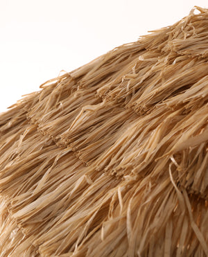 8' Thatched Patio Tiki Umbrella with Tilt - Brown