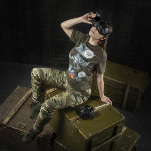 M-Tac T-Shirt Comics Drone Girl