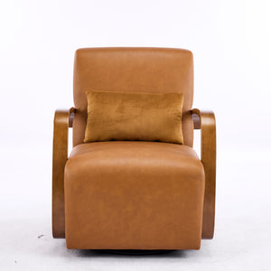 Swivel Accent Rotatable Ergonomic Single Chair For Living Room