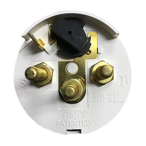 Faria Chesapeake White SS 2" Cylinder Head Temperature Gauge (60-220F)
