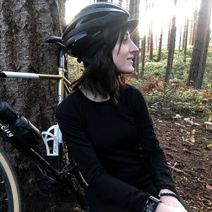 Lightweight Women's Wool Crew Top - 100% Merino Wool