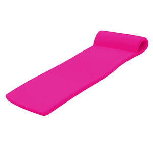 TRC Recreation Sunsation 1.75" Thick Foam Lounger Raft Pool Float, Flamingo Pink