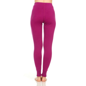 Midweight Women's Wool Bottom Thermal Base Layer - 100% Merino Wool