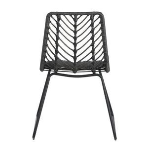 DEJA Chair 2PCS with 2 Cushions, Gray