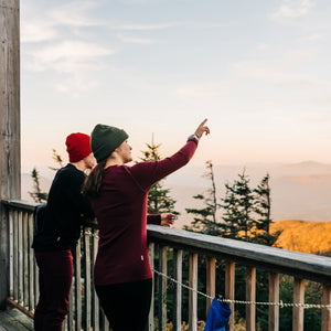 Midweight Women's Wool Crew Top -  100% Merino Wool