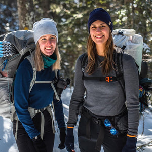 Midweight Women's Wool Crew Top -  100% Merino Wool